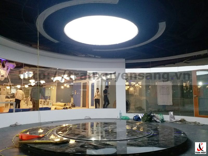 Dự án trần xuyên sáng tại sảnh tầng 1 – Đài truyền hình VTC