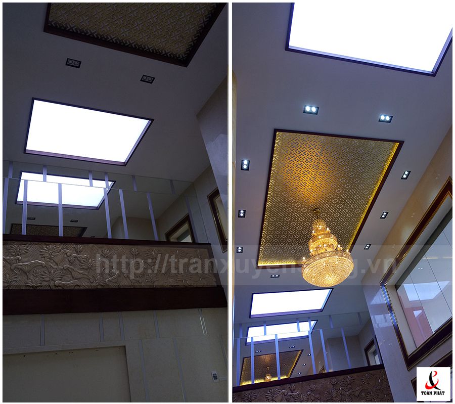 CÔNG TRÌNH THI CÔNG TRẦN XUYÊN SÁNG SẢNH TẦNG 1 – HỌC VIỆN QUỐC PHÒNG