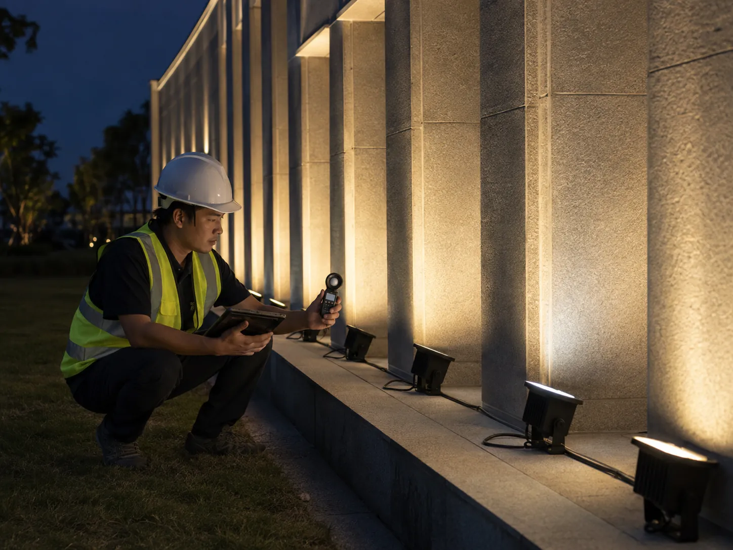 Vì sao đèn LED mặt dựng bị lệch màu sau thời gian vận hành?