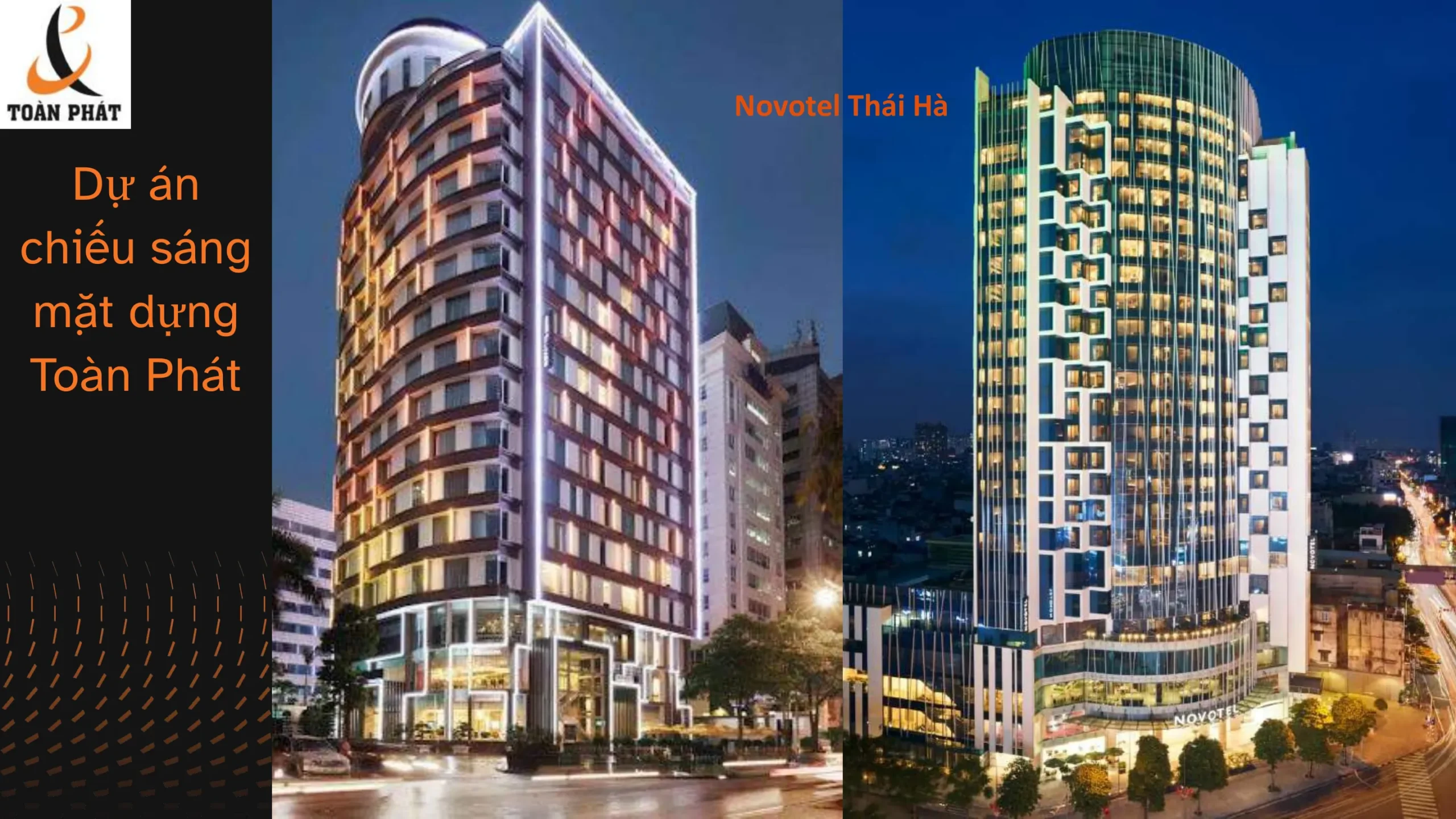 Dự án chiếu sáng mặt dựng Novotel Thái Hà