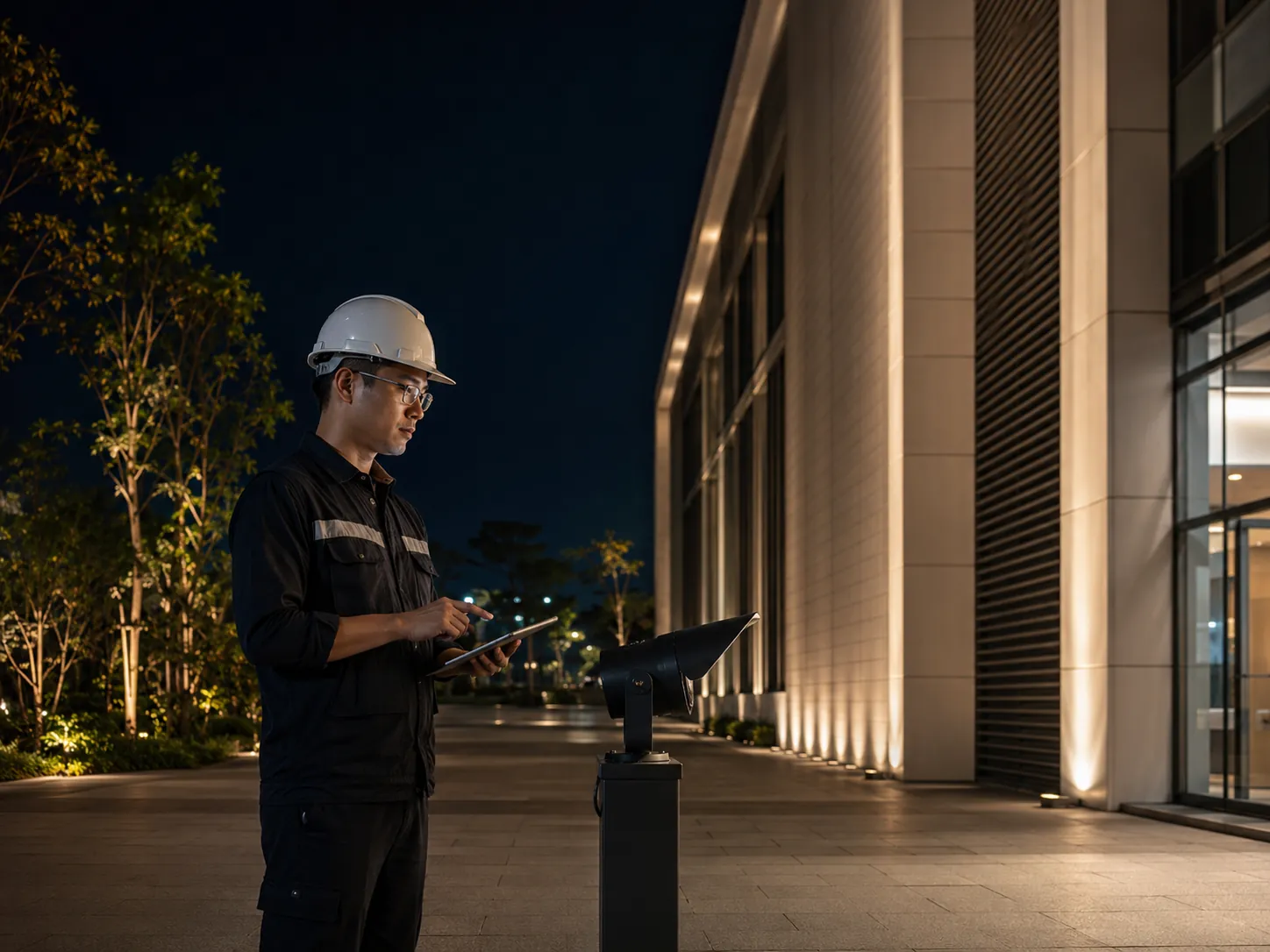 Yêu cầu kiểm soát chói trong chiếu sáng kiến trúc ngoài trời