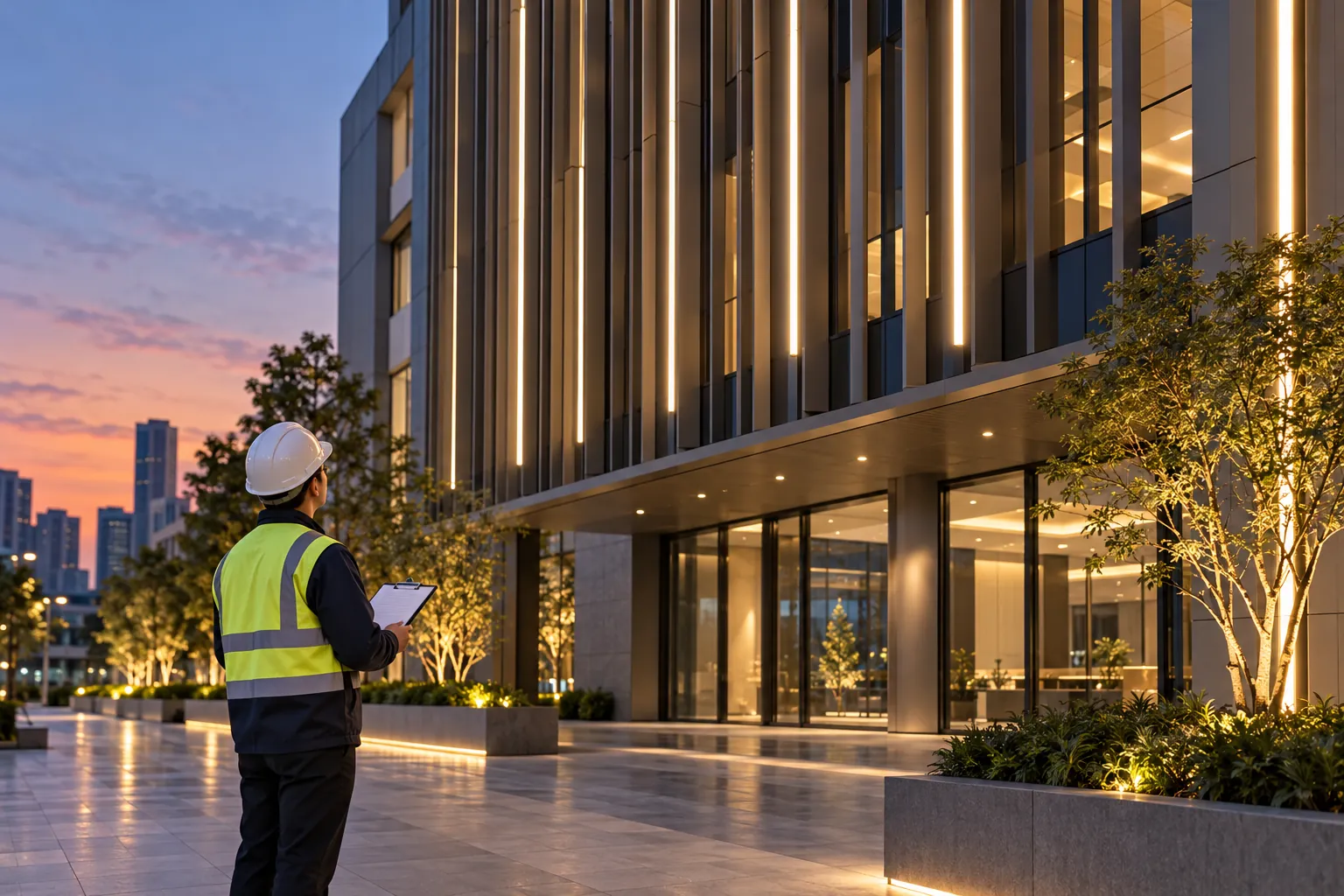 Checklist nghiệm thu thi công hệ thống chiếu sáng mặt dựng
